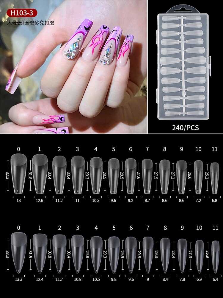 3. Длинная длина (сколько мм взять из текста)