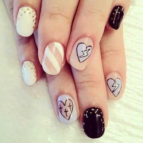 Маникюр для подростков с короткими ногтями