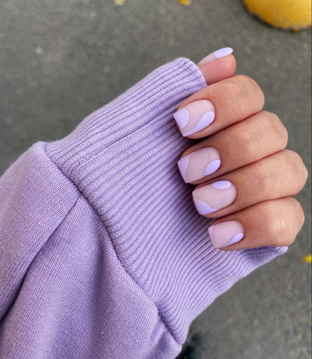 Однотонный маникюр