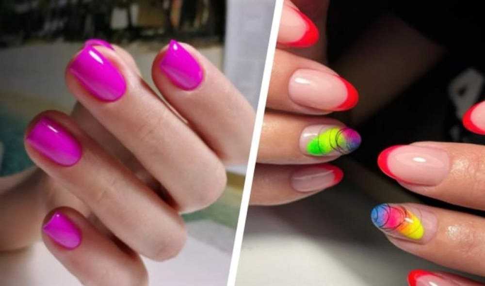 2. Цветной маникюр