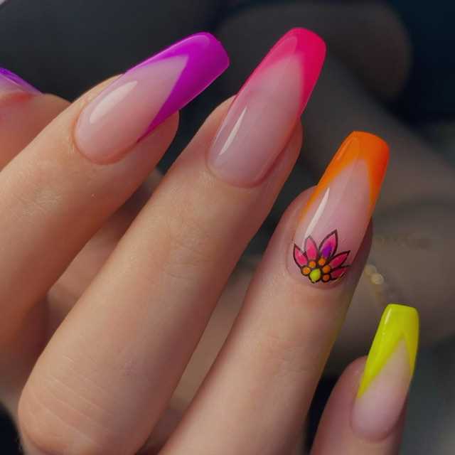 1. Градиентный маникюр