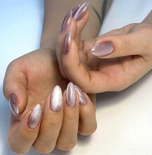 Маникюр кошачий глаз светлый: красота и утонченность в одном флаконе