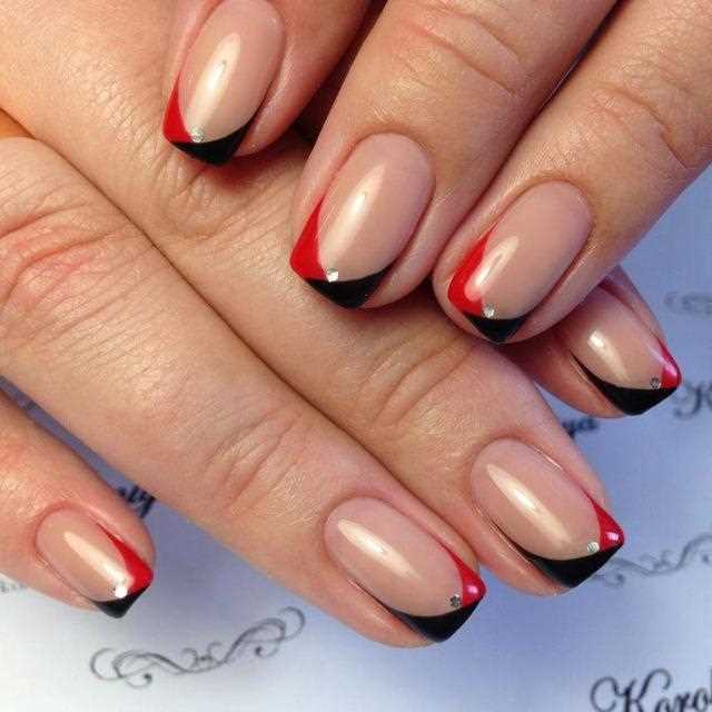 Эффектные вариации красного френча