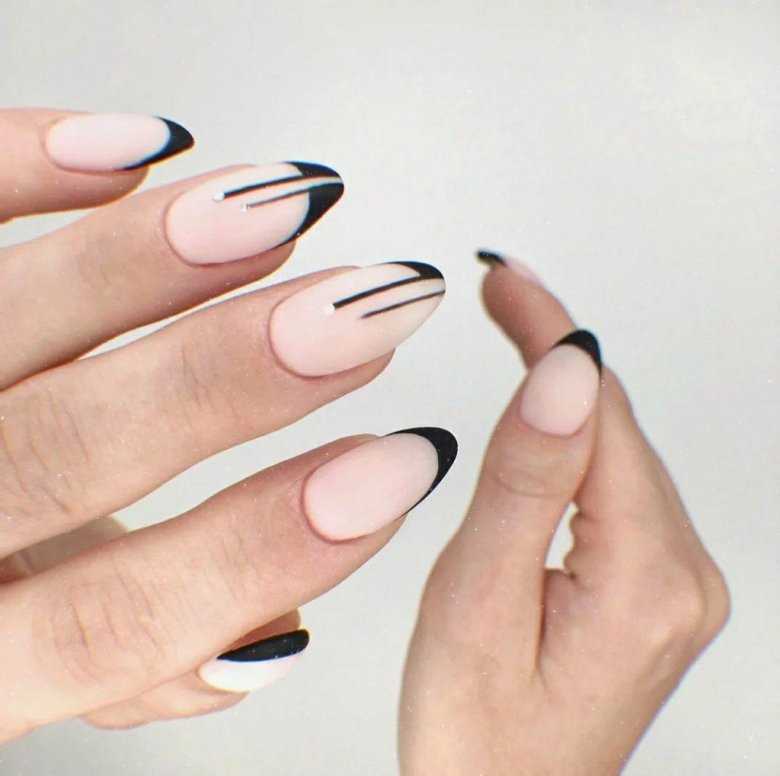  Черный маникюр: классика и смелые решения 