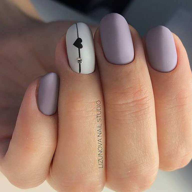 Сказочный маникюр на день святого Валентина