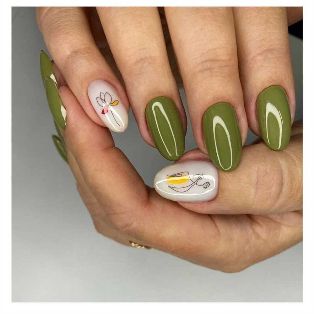 Оливковый маникюр: элегантное решение для современной женщины