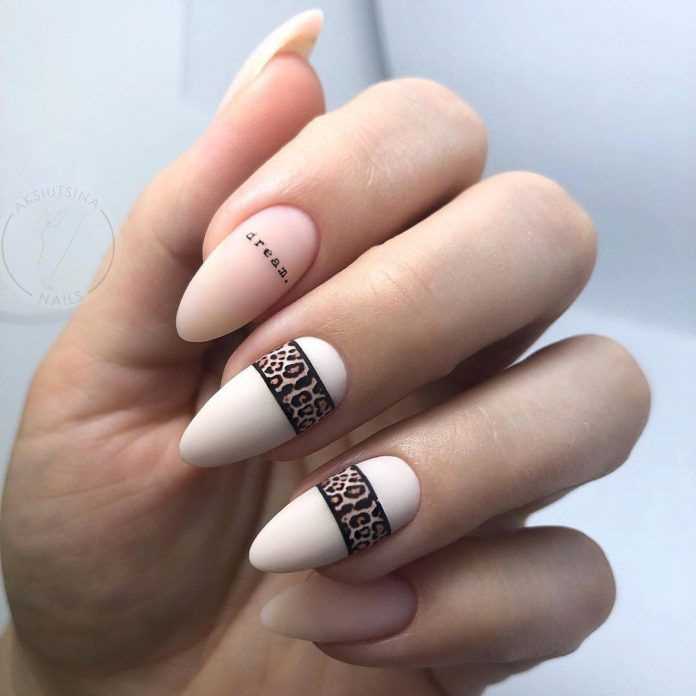 Яркий леопардовый маникюр для выразительного образа