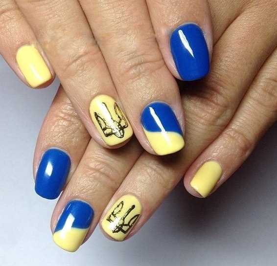 Украинские узоры и символы на ногтях