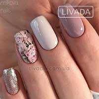 Сочетания маникюра цвета капучино с другими цветами