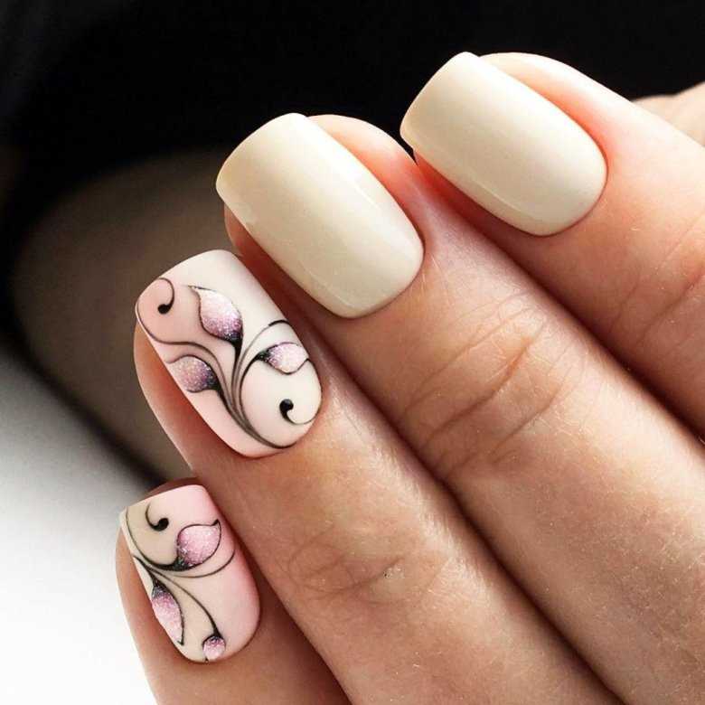 Маникюр нежность