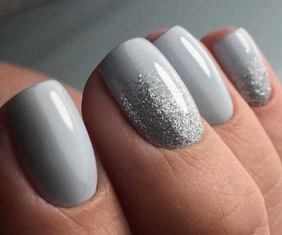 Серый маникюр для особых случаев: варианты для вечеринок и торжеств