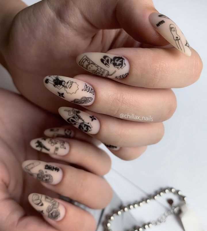 Стемпинг: необычные идеи маникюра