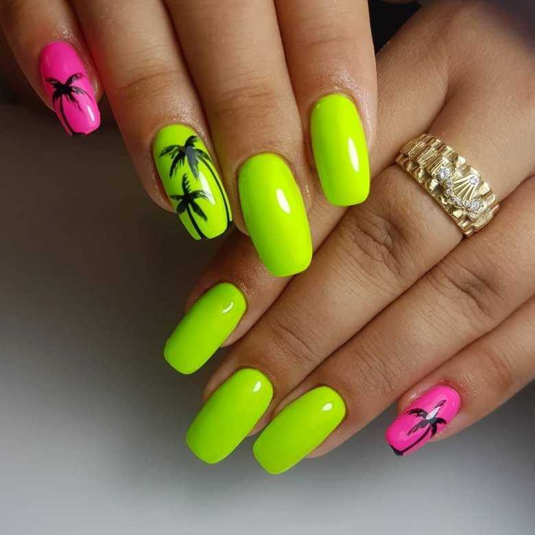 4. Флоральный маникюр