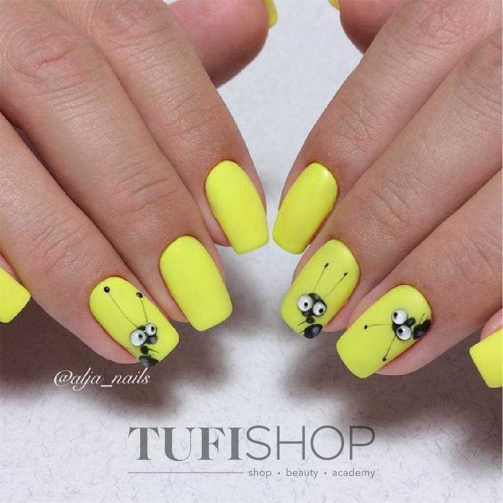 Яркий и стильный желтый маникюр: создаем смелый образ
