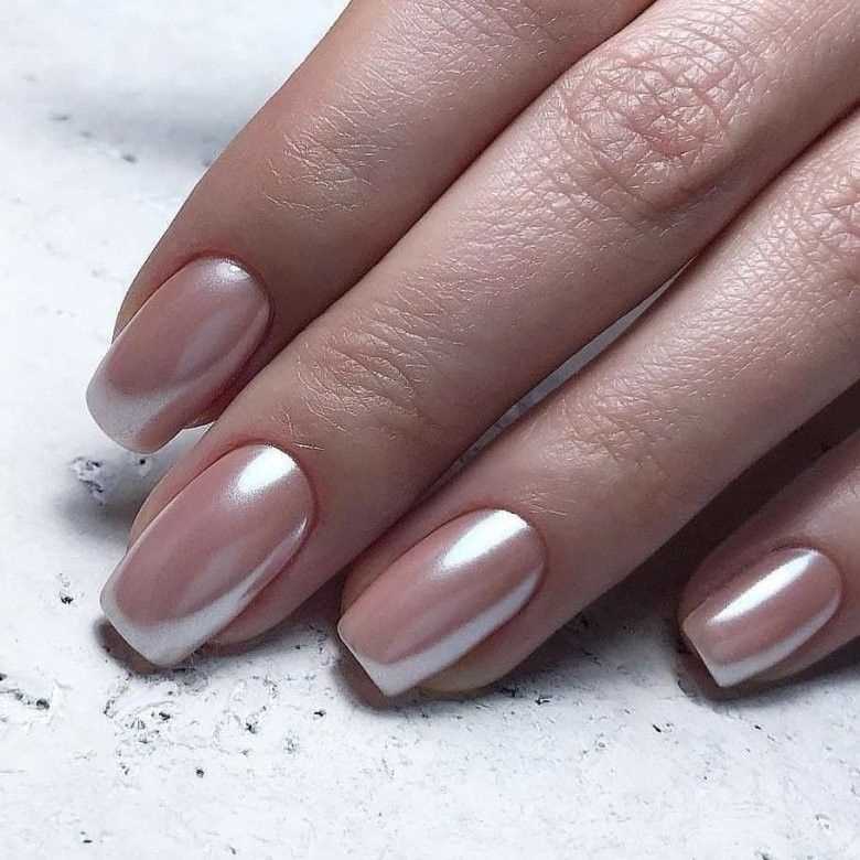 Оригинальные примеры жемчужного маникюра